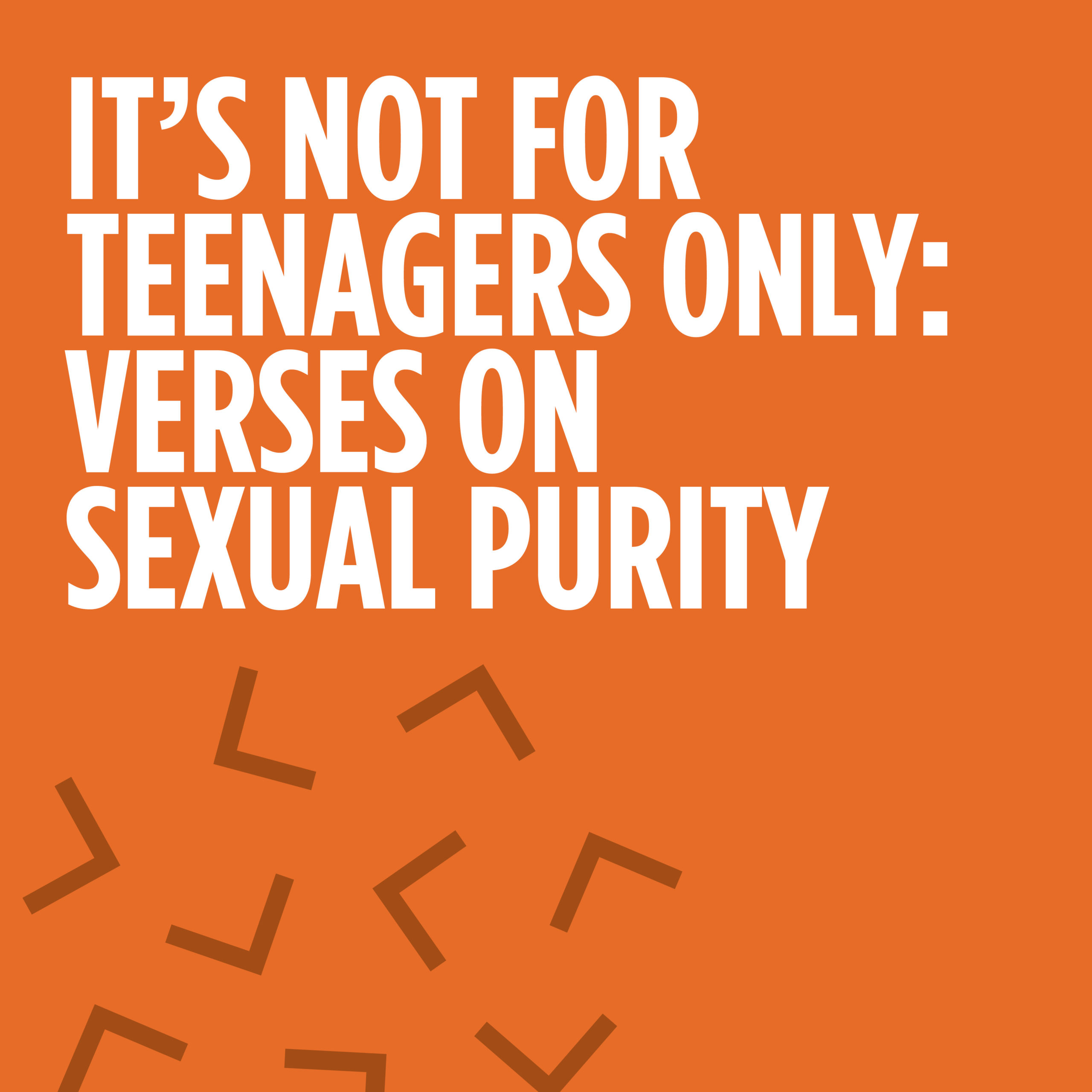 Its Not for Teenagers Only Verses on Sexual Purity picture